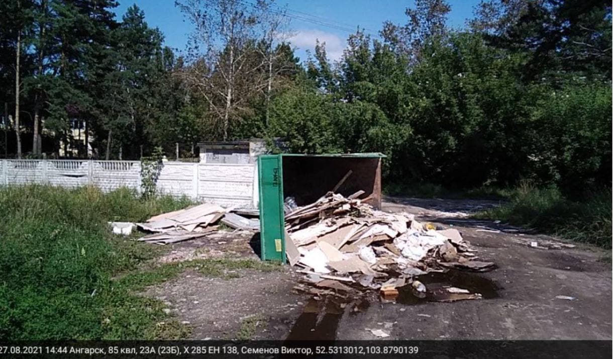 Проблемные контейнерные площадки