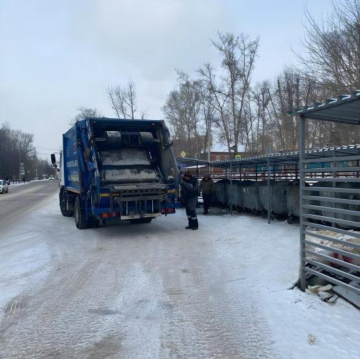 Очистка дорог от снега-залог бесперебойного вывоза отходов